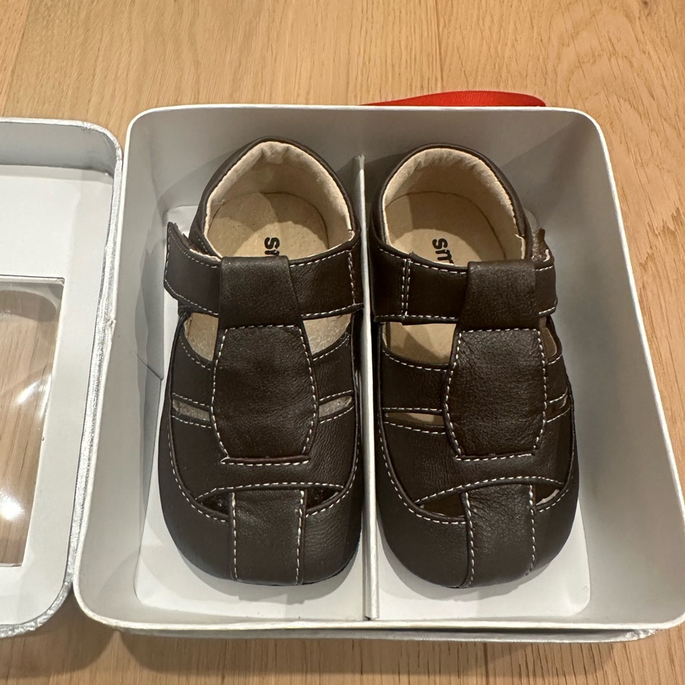 See Kai Run Brown Patrick Fisherman Sandals